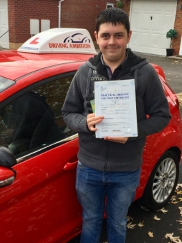 Well done to Sam Tennant from Nortonwho today passed his test first time at Cobridge test centre<br />
<br />
221016