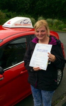 Well done to Katy Sharman from Silverdalewho today passed her test at Newcastle<br />
<br />
test centre<br />
<br />
290716