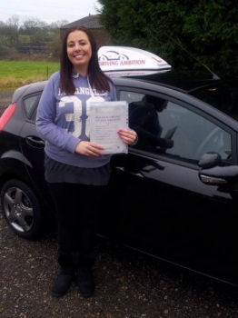 Well done to Rachael Shaw from Werrington who today passed her test at Cobridge Test Centre<br />
<br />

<br />
<br />
span class=date040114span