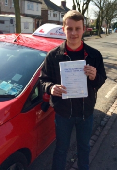 Well done to Todd Rogers from Sneyd Green who today passed his test first time at Cobridge Test Centre<br />
<br />
Todd passed with ZERO driver faults <br />
<br />

<br />
<br />
span class=date100315span